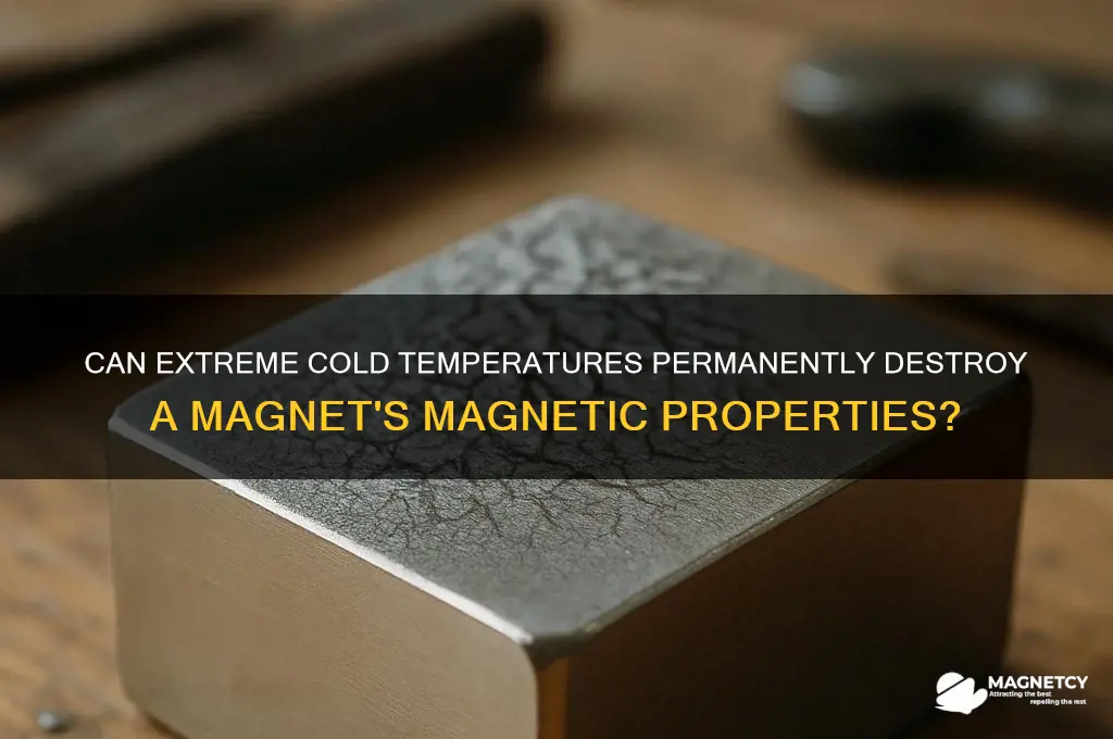 can cold permanently destpory a magnet