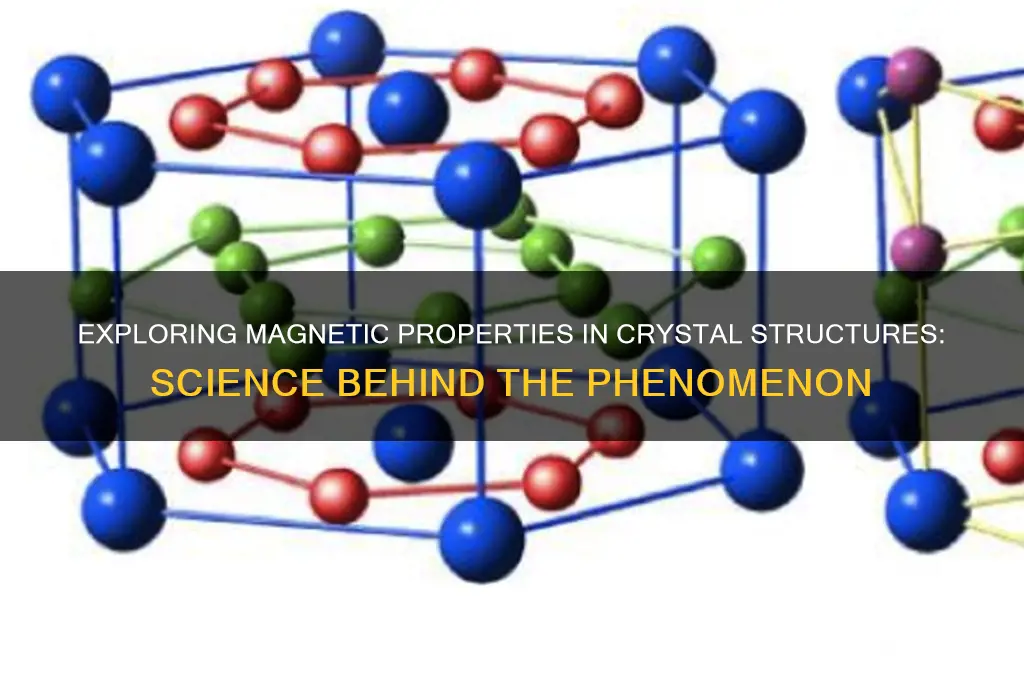 can crystal structures be magnetic