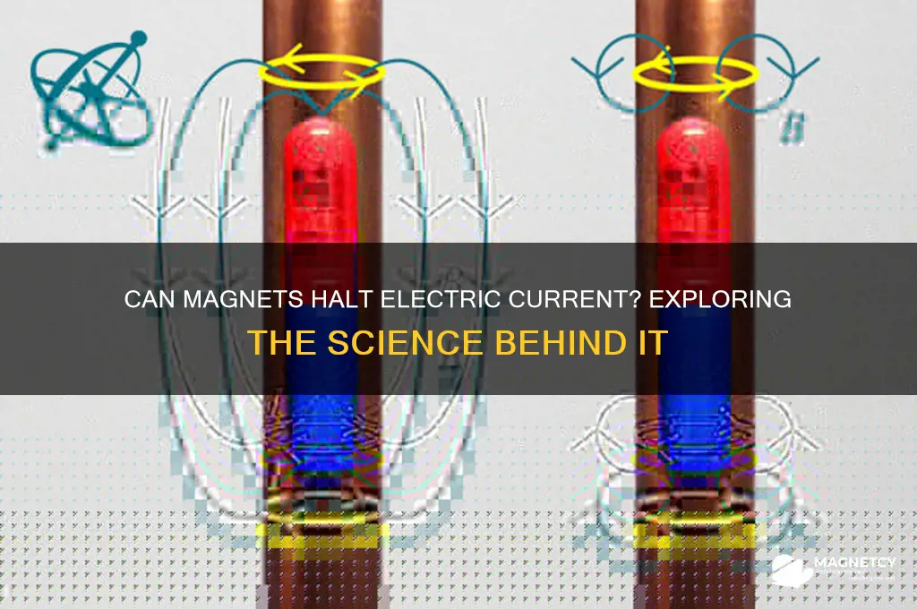 can current be stopped via magnets