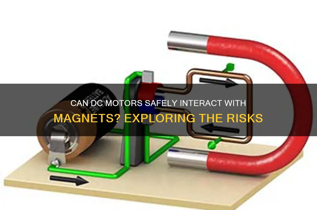 can dc motor touch the magnet