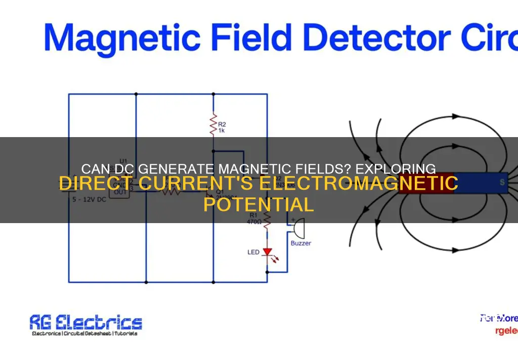 can dc produce magnetic field