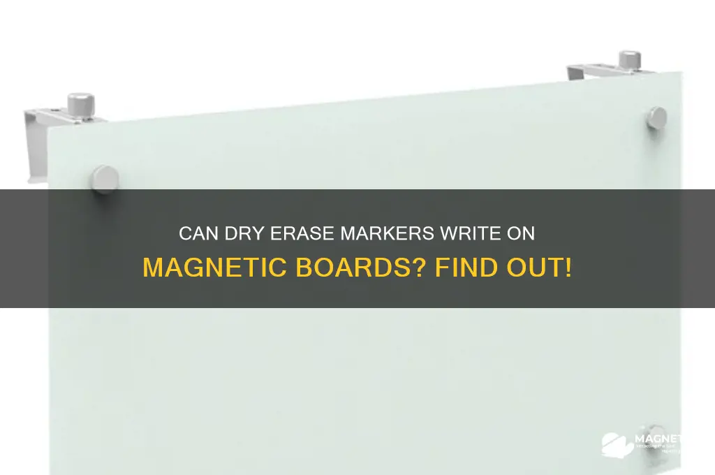 can dry earase markers write on magnetic boards