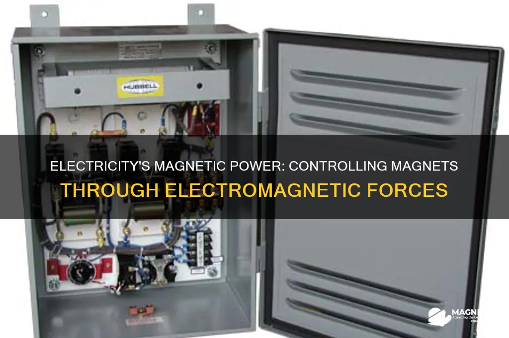 can electricity control magnets