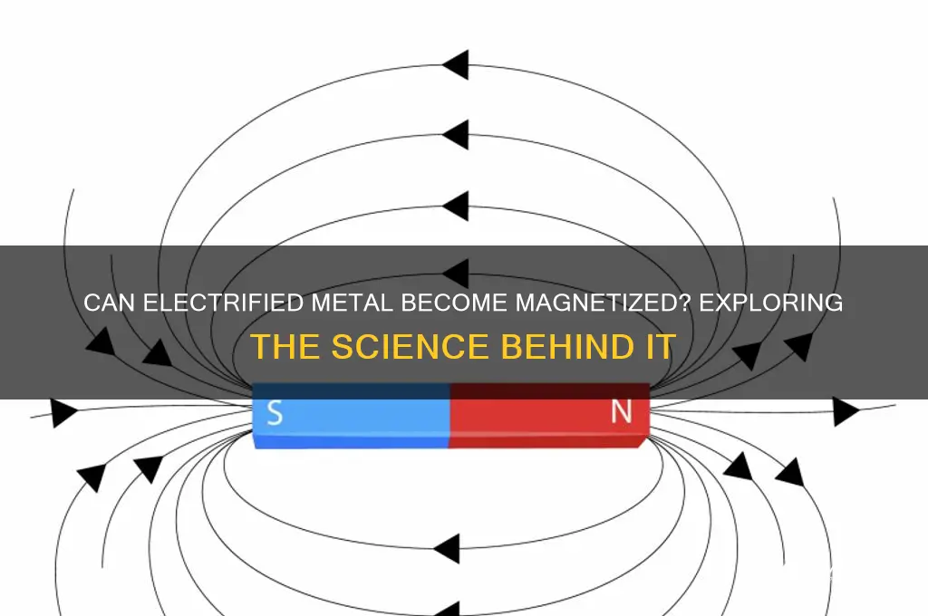 can electrified metal become magnetized