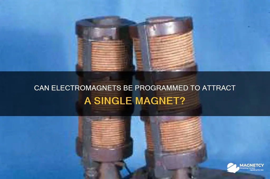 can electromagnets be fixed to attract only one other magnet