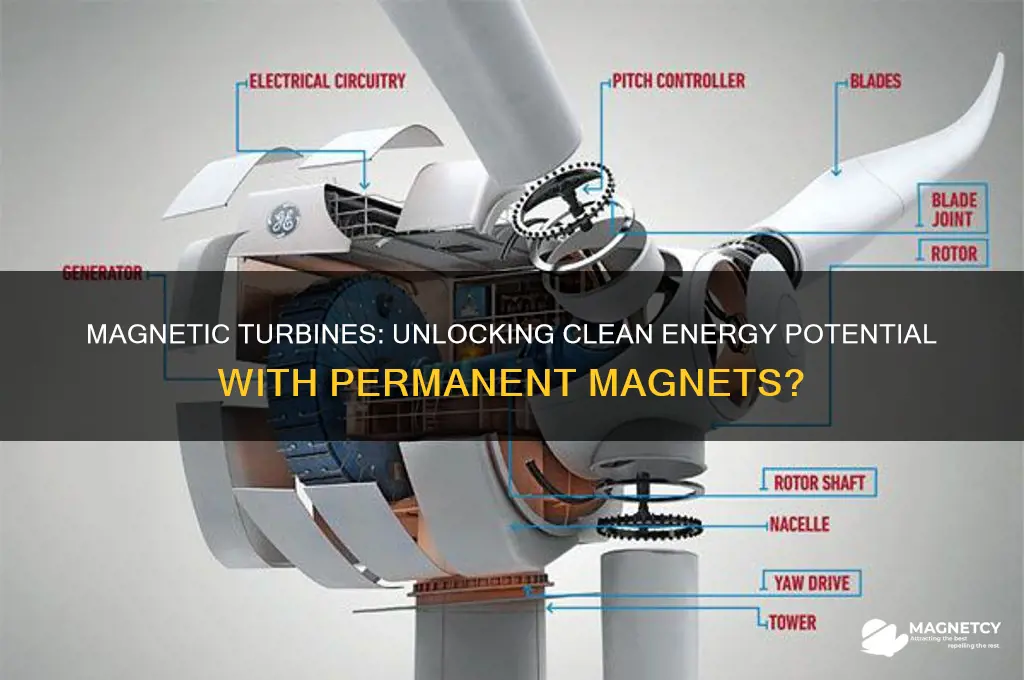 can energy be produced by magnets attached to turbines