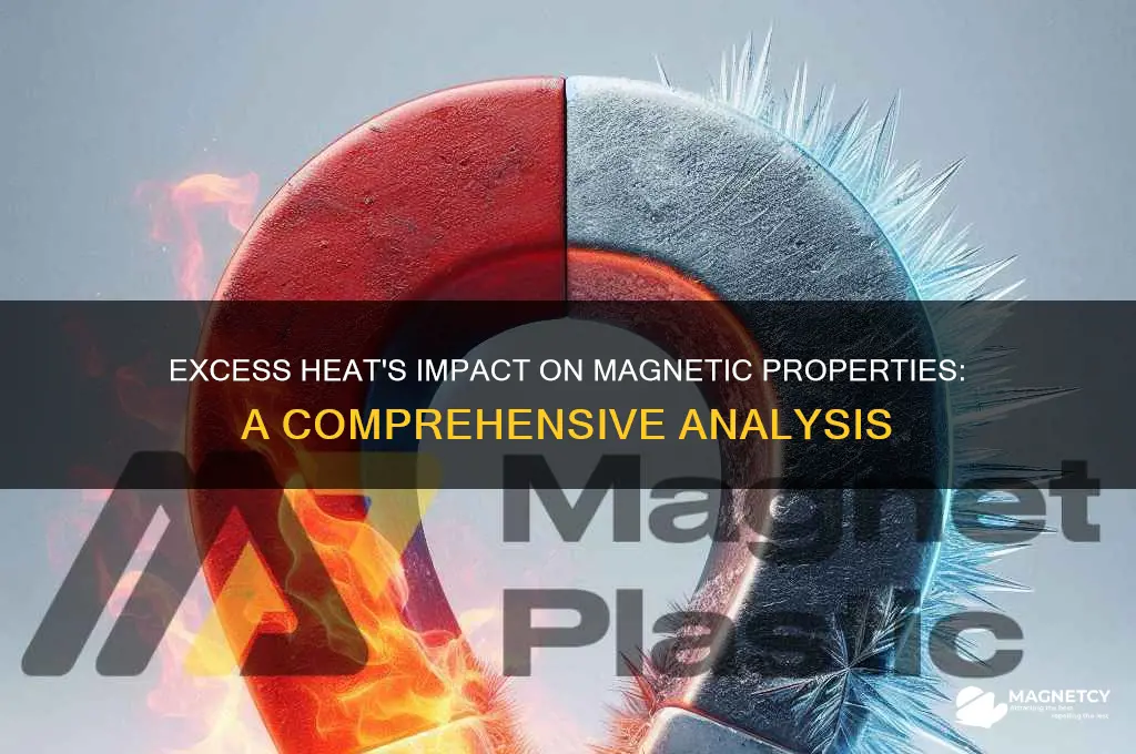 can excess heat reduce magnetic properties