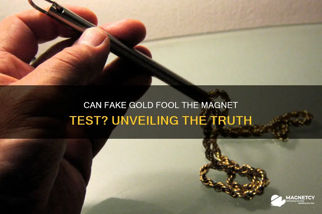 can fake gold pass the magnet test