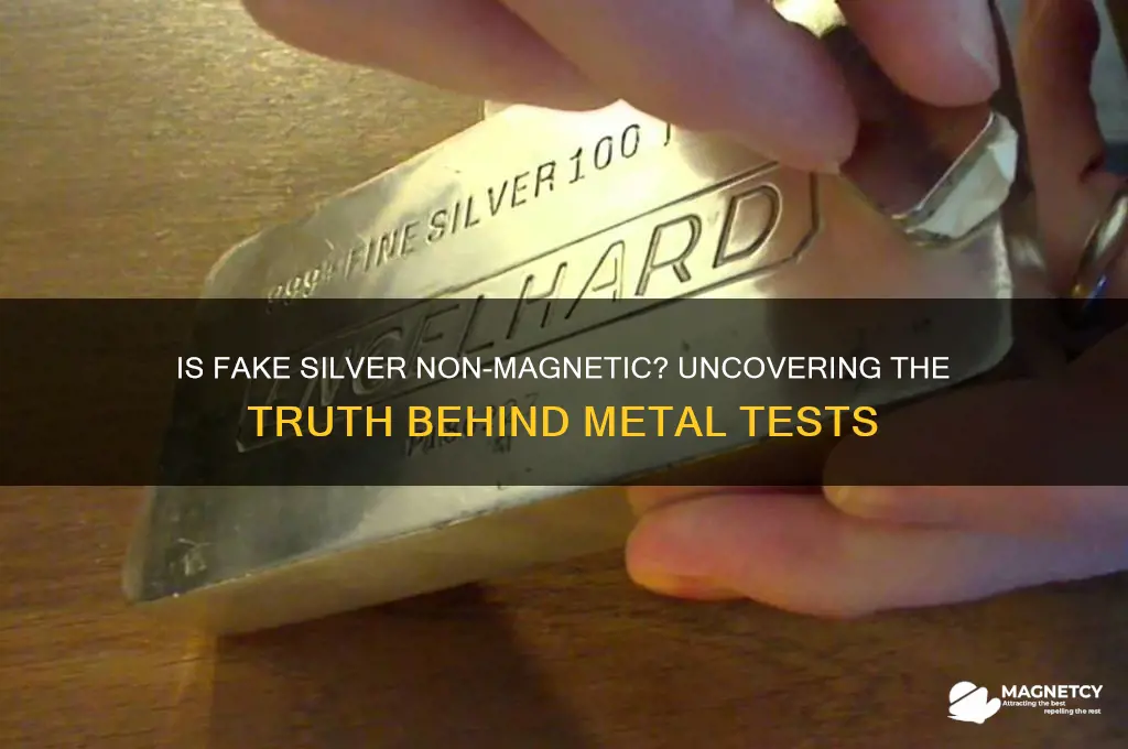 can fake silver be non magnetic