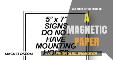 Can FedEx Office Print on Magnetic Paper? A Complete Guide