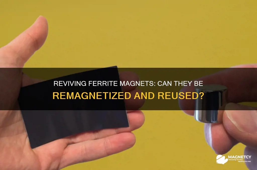 can ferrite magnets be remagnetized