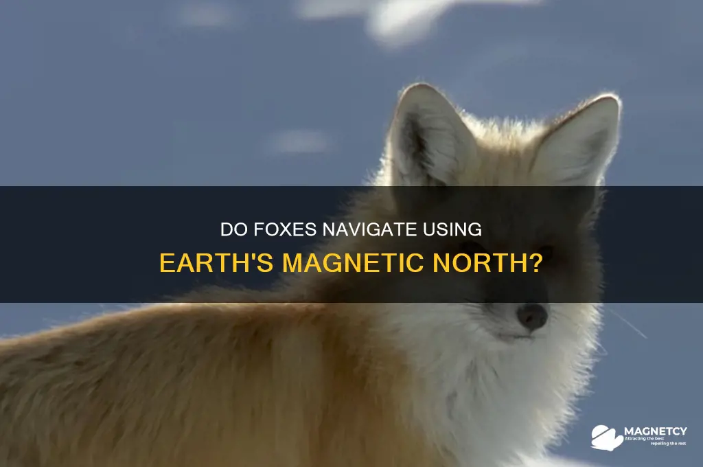 can foxes see magnetic north