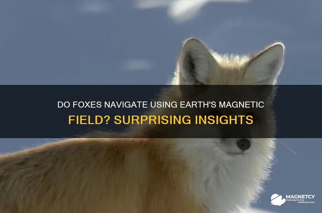 can foxes sense the magnetic field