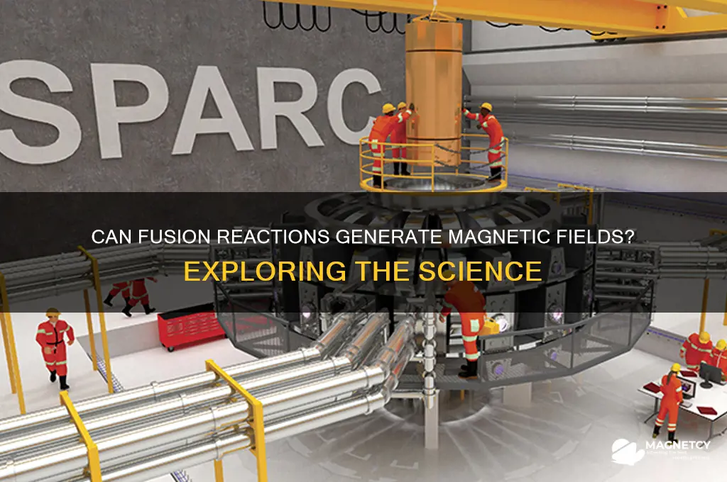 can fusion reactions produce magnetic fields