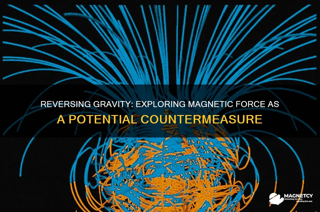 can gravity be reversed using magnetic force