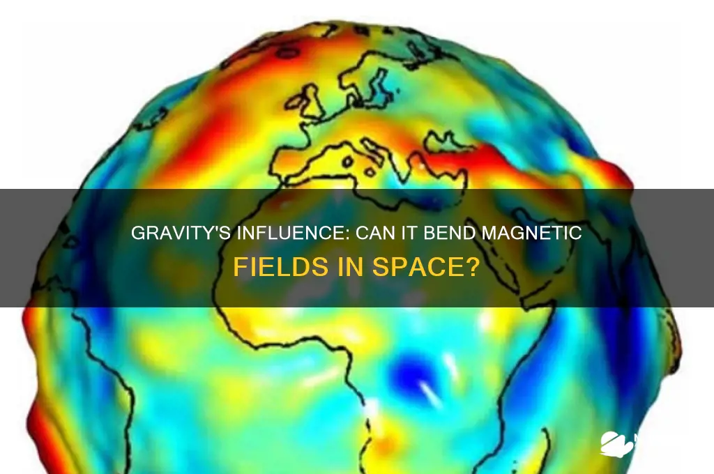 can gravity bend magnetic fields