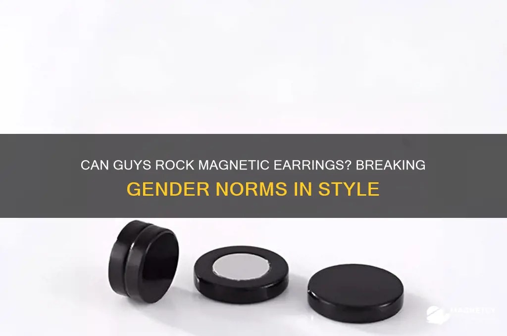 can guys wear magnetic earrings