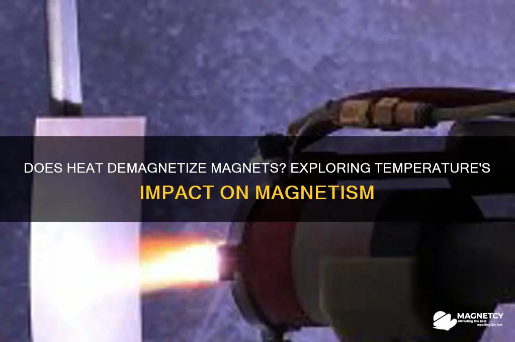 can heat demagnetize a magnet