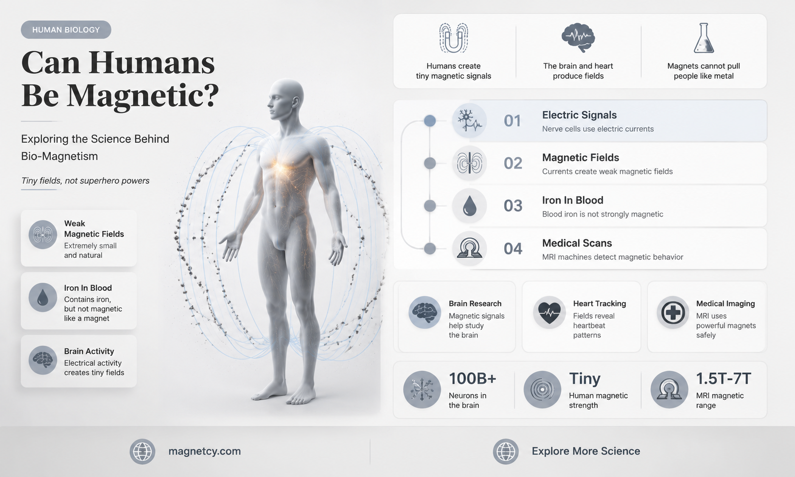 can a human be magnetic