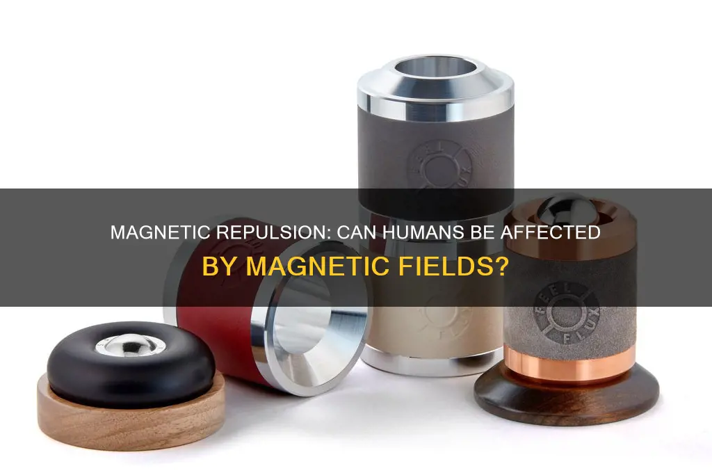 can humans be repelled by magnets