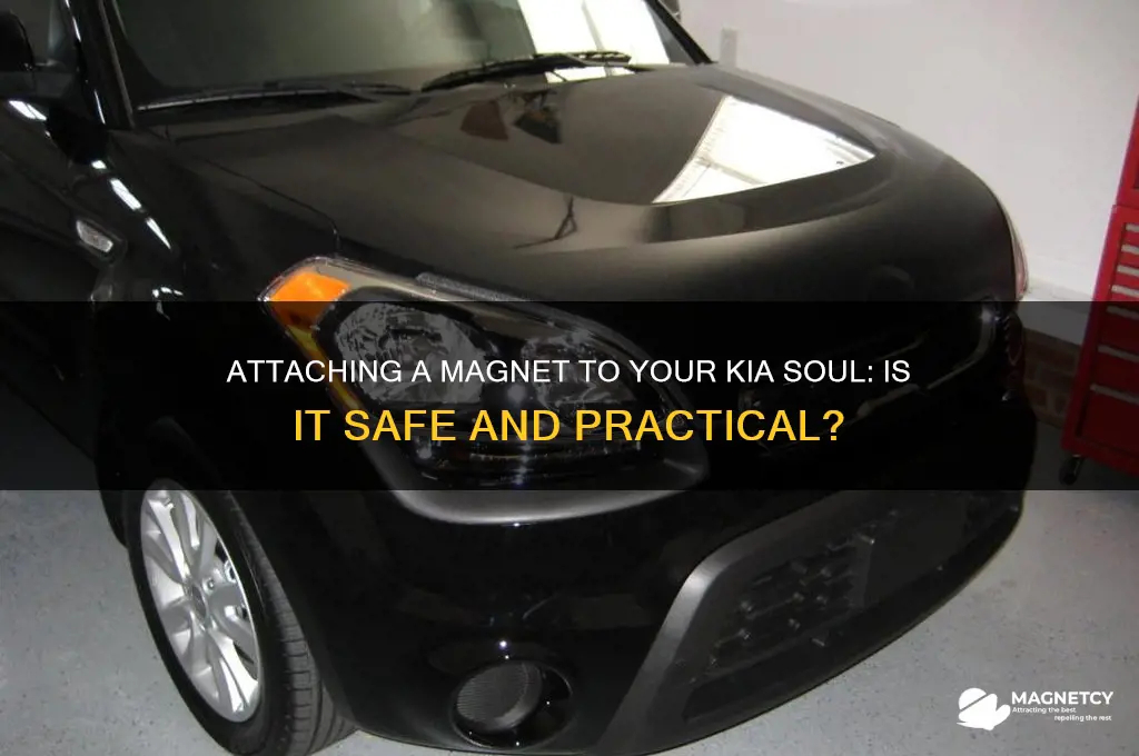 can i attach a magnet to back of kia soul