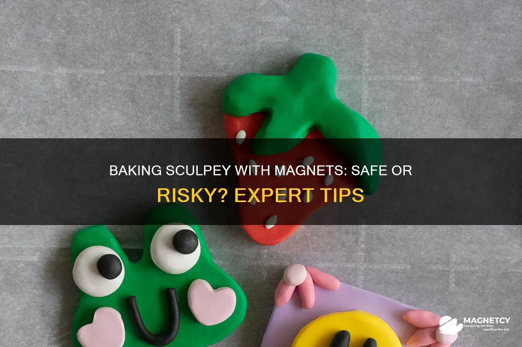 can i bake sculpey with magnets in