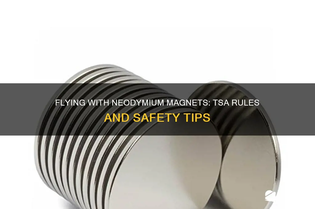 can i bring neodymium magnets on a plane