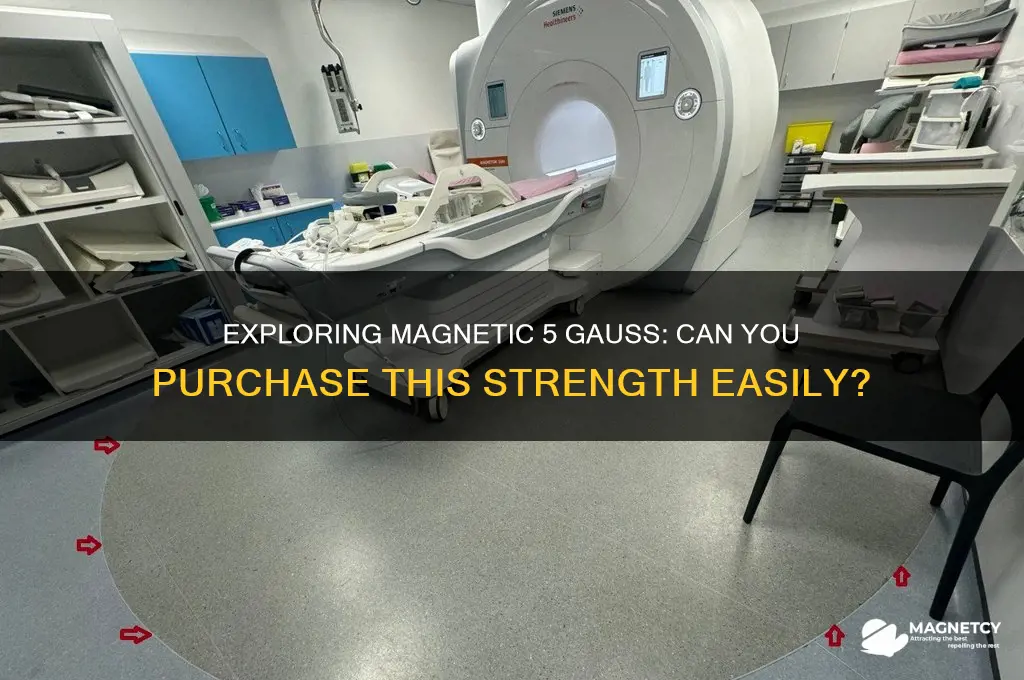 can i buy magnetic 5 gauss