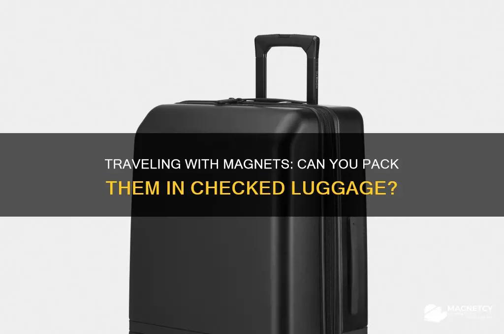 can i check magnets in my luggage