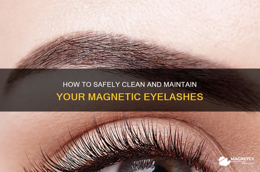 can i clean magnetic eyelashes