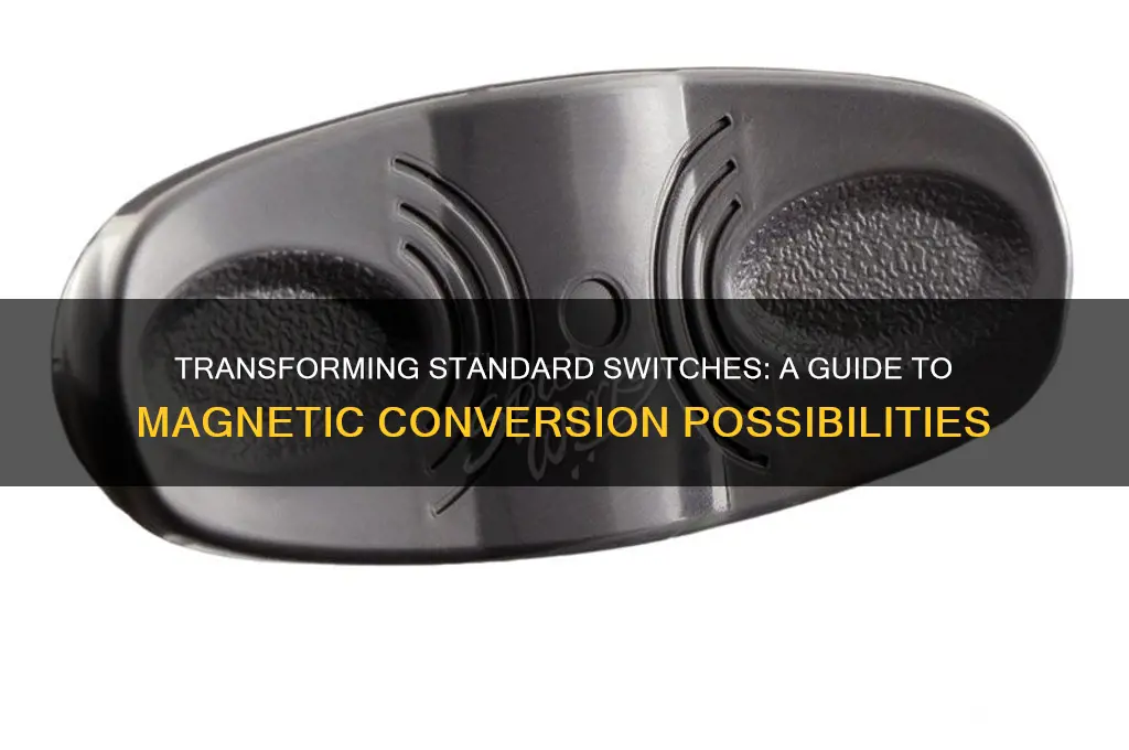 can i convert a standard switch to magnetic