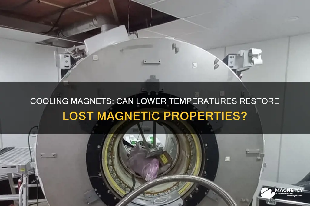 can i cool a magnet to regain magnetic