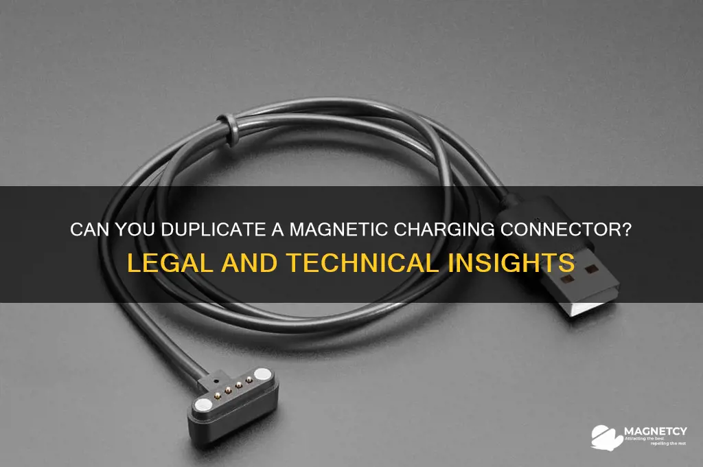 can i copy a magnetic charging connector