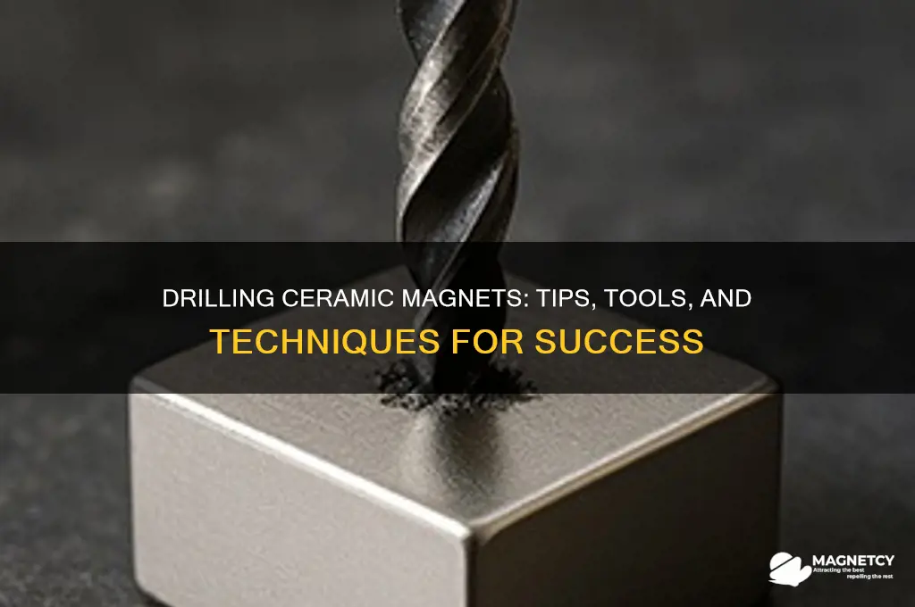 can i drill ceramica magnet