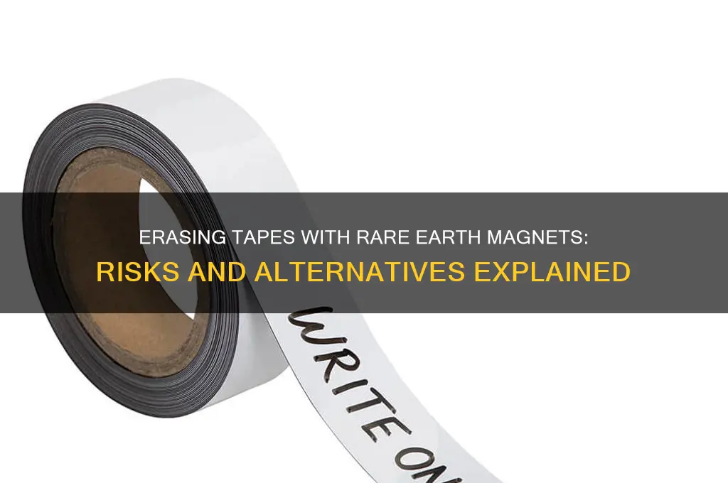 can i erase tapes with rare earth magnets