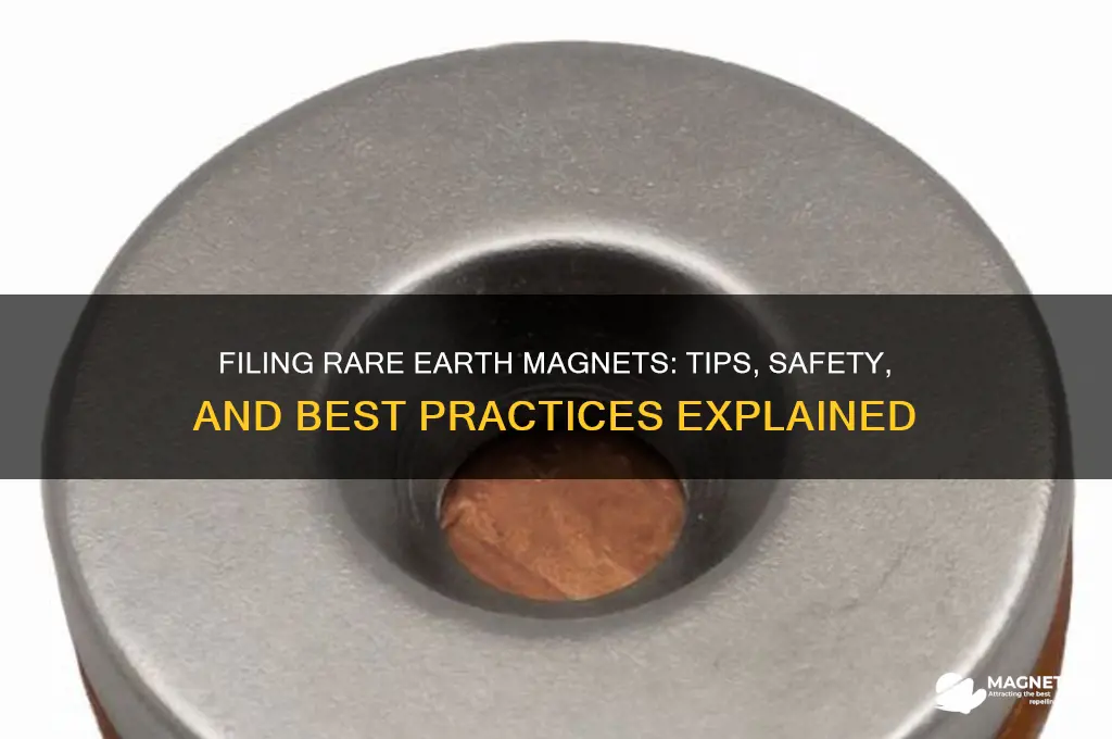can i file rare earth magnets