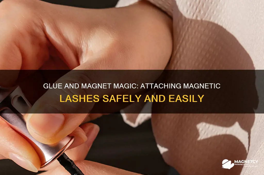 can i glue on magnetic lashes