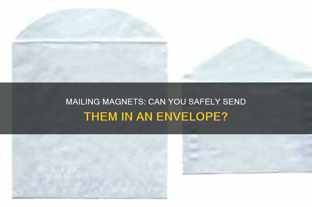 can i mail magnets in envelope