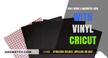 DIY Magnetic Signs: Using Vinyl and Cricut for Custom Creations