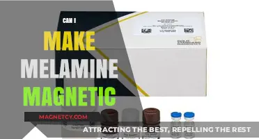 Making Melamine Magnetic: Exploring Feasibility and Practical Methods