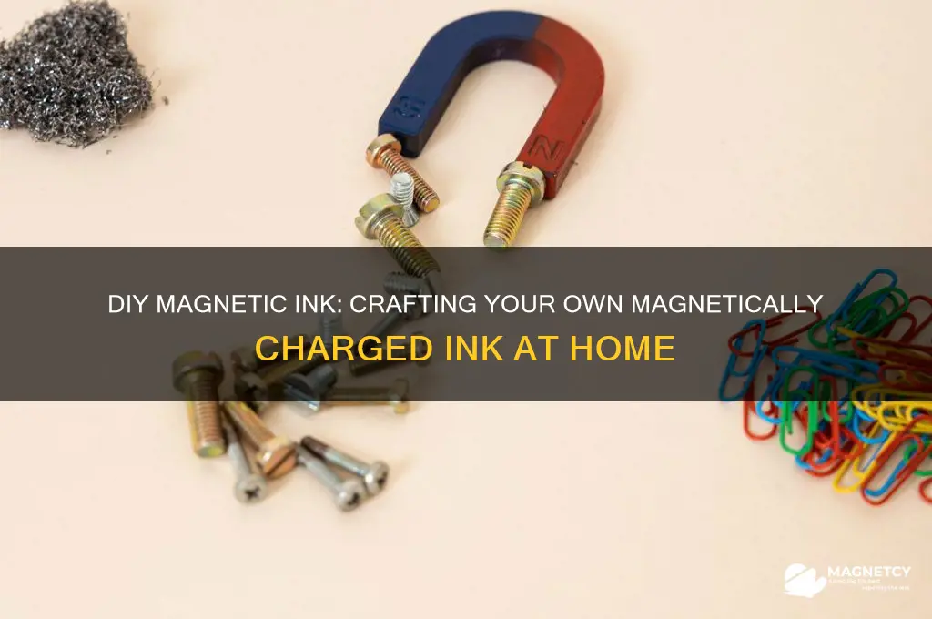 can i make my own magnetic ink