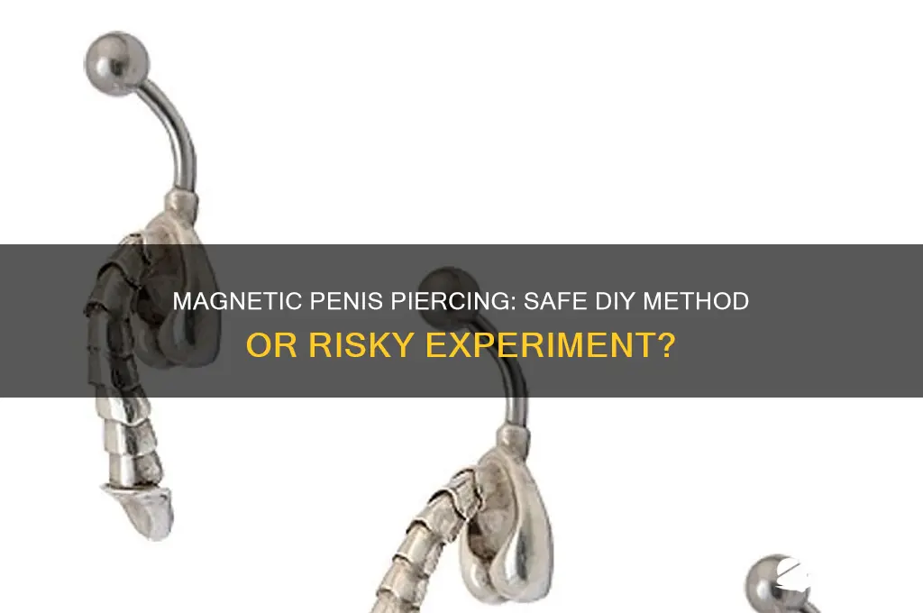 can i pierce my penis head using only magnets