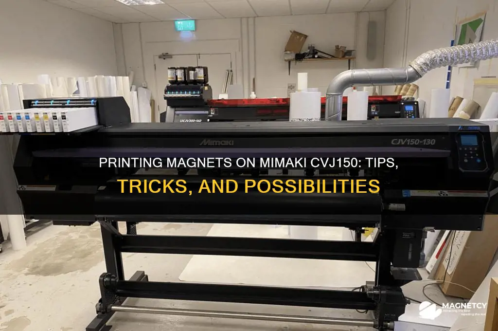 can i print magnets on my mimaki cvj150