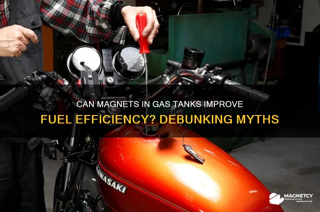 can i put a magnet in gas tank
