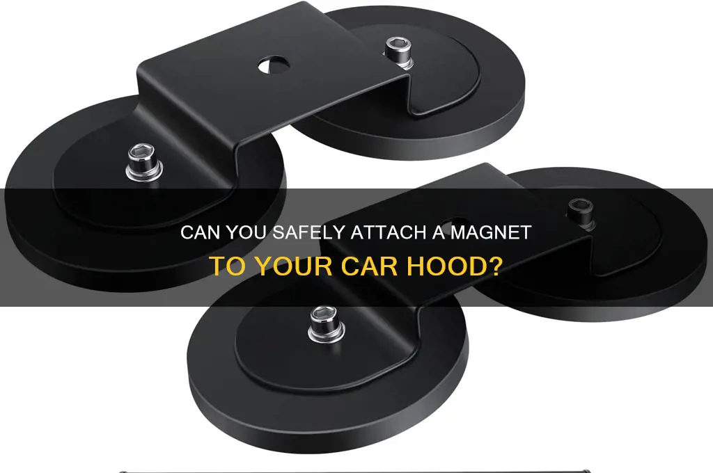 can i put a magnet on hood