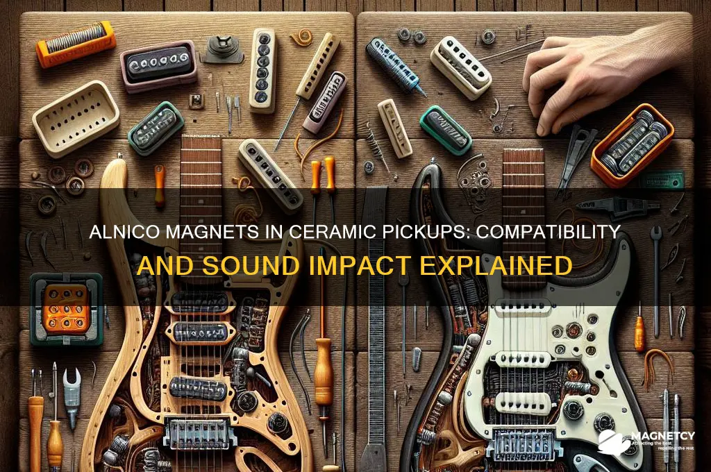 can i put alnico magnets in a ceramic pickup