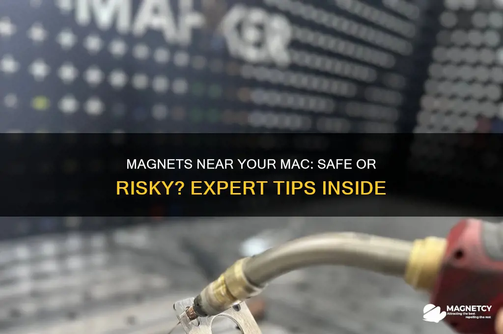 can i put magnets by my mac