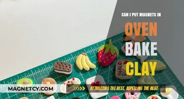 Can Magnets Be Safely Embedded in Oven-Bake Clay Creations?