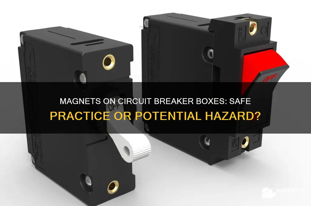 can i put magnets on circuit breaker box