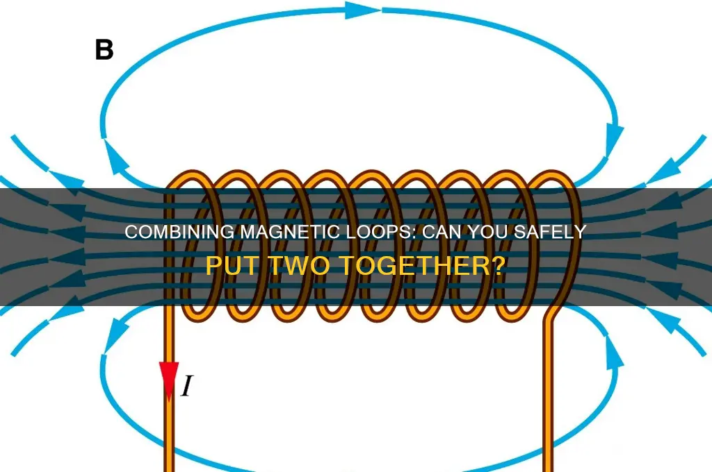 can i put two magnetic loops together